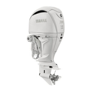 Yamaha 300hp White DEC Outboard | Digital Electronic Controls, 25" Shaft | F300XCB2 | Scratch & Dent | 6842