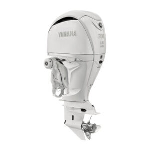 Yamaha 300hp White DEC Outboard | Digital Electronic Controls, 25" Shaft, Counter Rotation | LF300XSB2