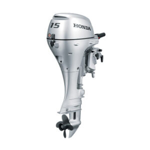Honda 15hp Power Thrust Portable Outboard | Tiller, Electric and Manual Start, 25" Shaft | BFP15D3XHT