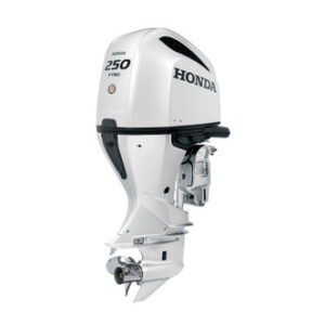 Honda 250hp White Outboard | Remote Mechanical, Electric Start, 25" Shaft | BF250DXRA