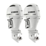 Twin Yamaha 200hp White Outboards